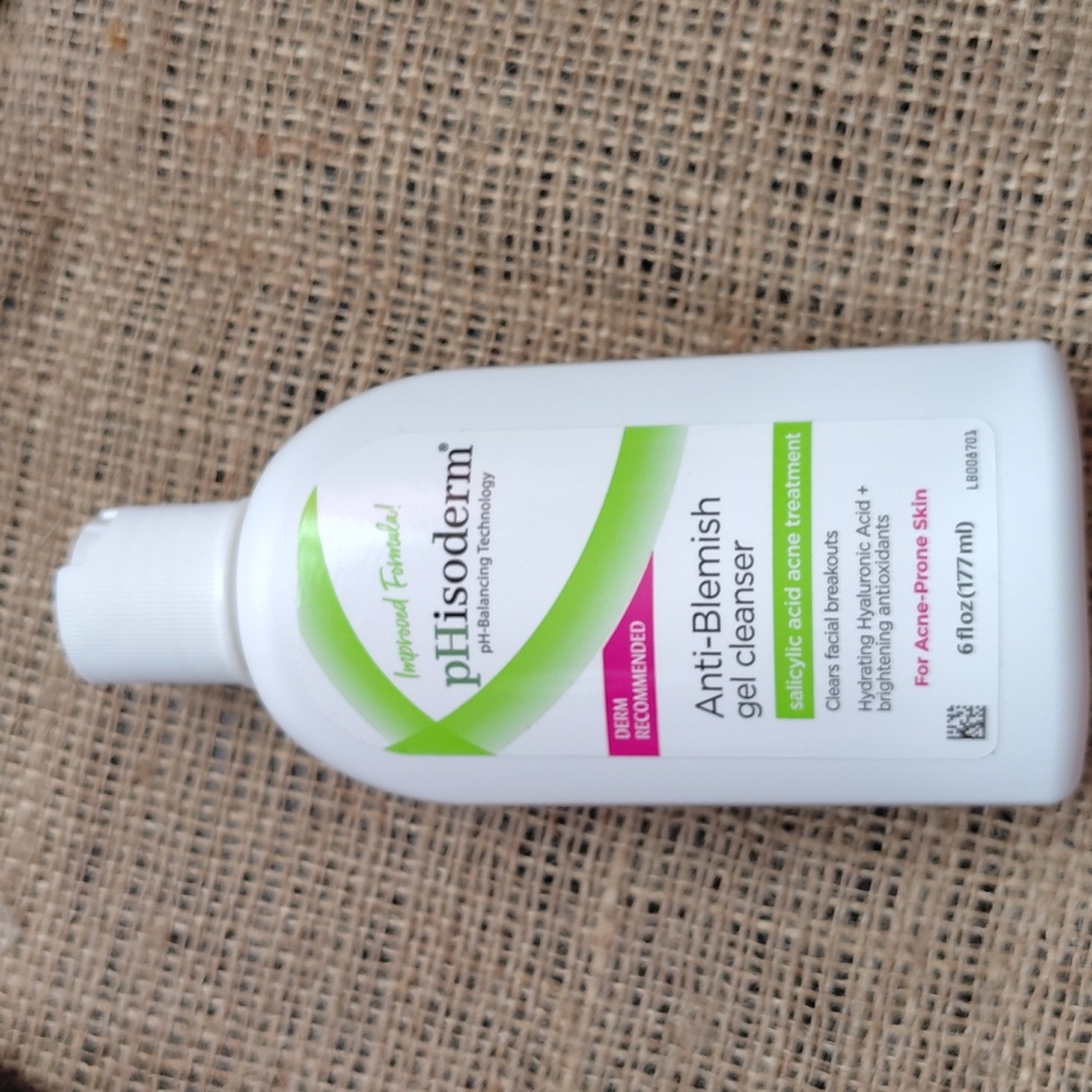 🧴New pHisoderm  Anti-Blemish Gel.Cleanser Salicylic Acid Acne Treatment 6 fl oz